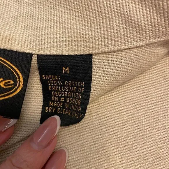 Allure cotton embroidered blazer, M